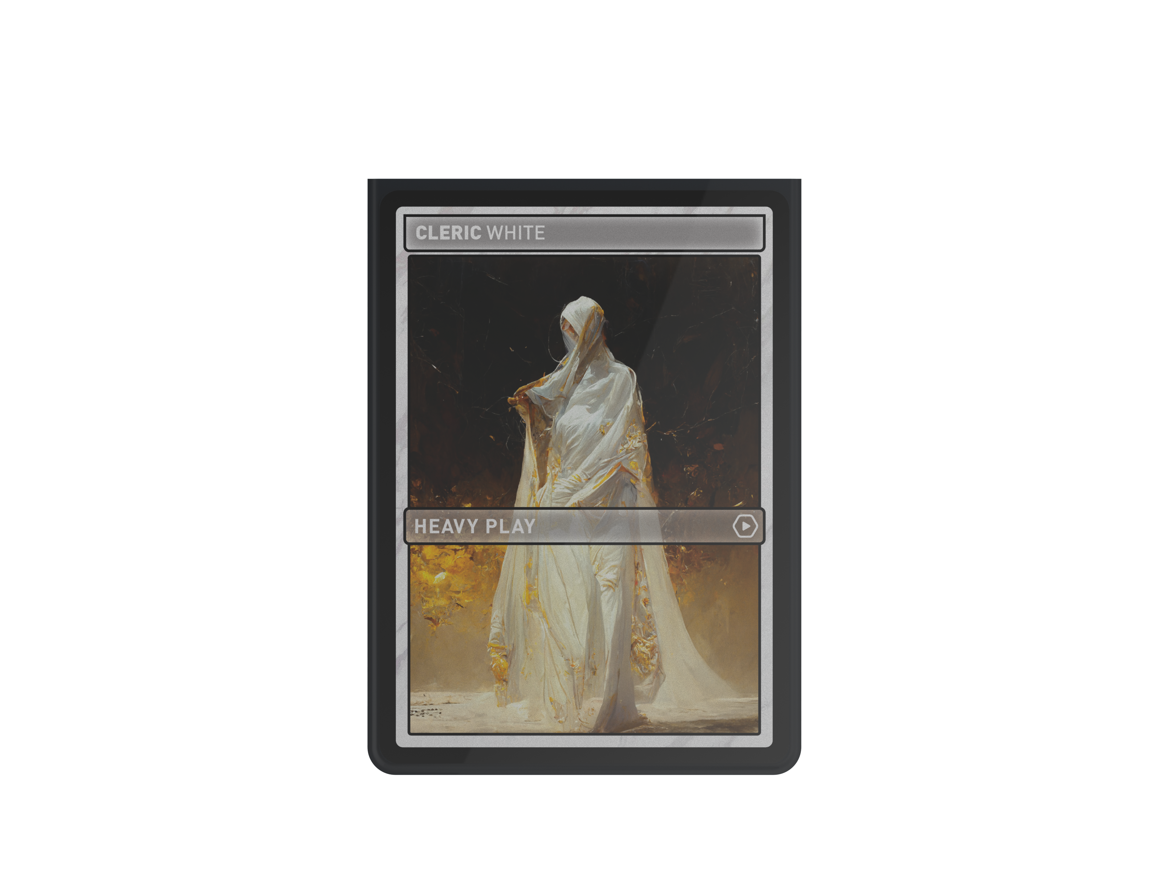 10-PACK OF CURV SLEEVES - STANDARD 100 - CLERIC WHITE