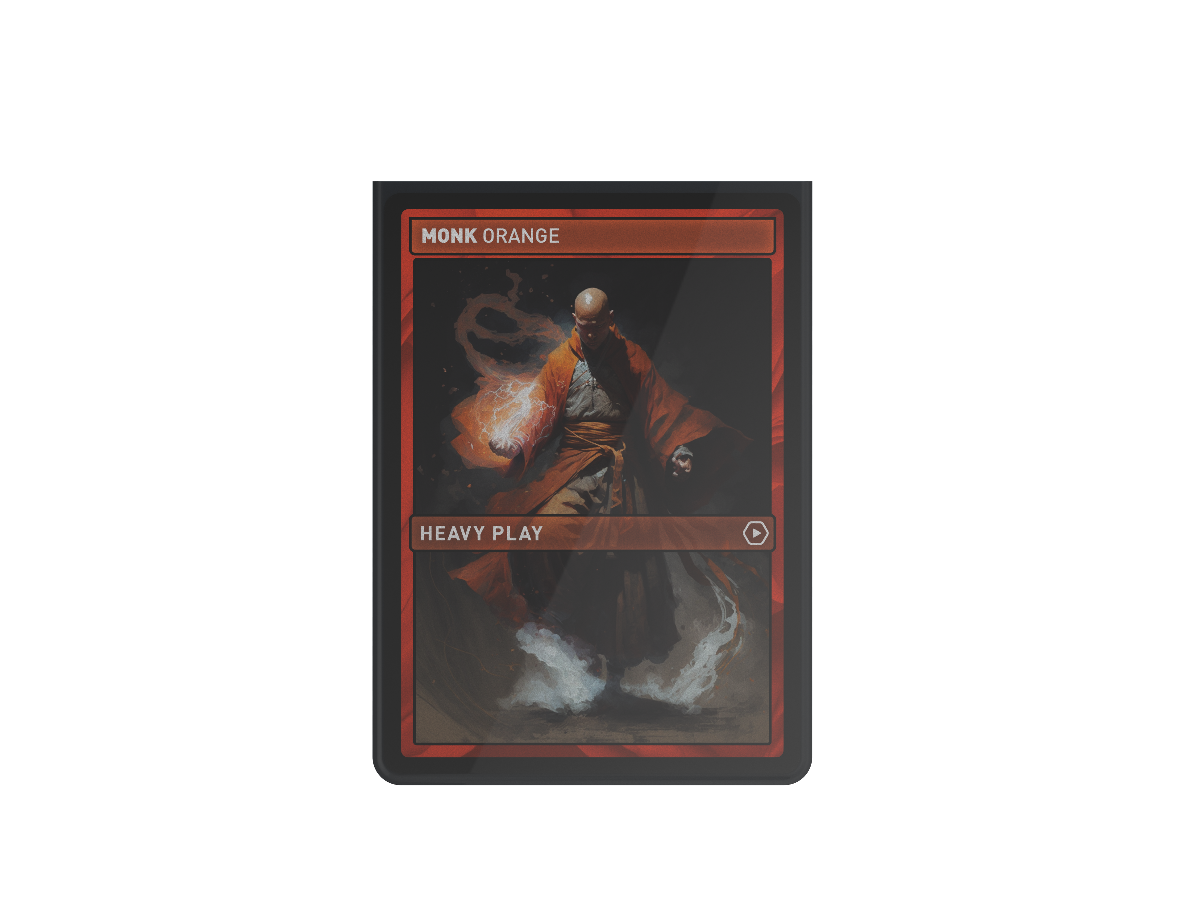 10-PACK OF CURV SLEEVES - STANDARD 100 - MONK ORANGE