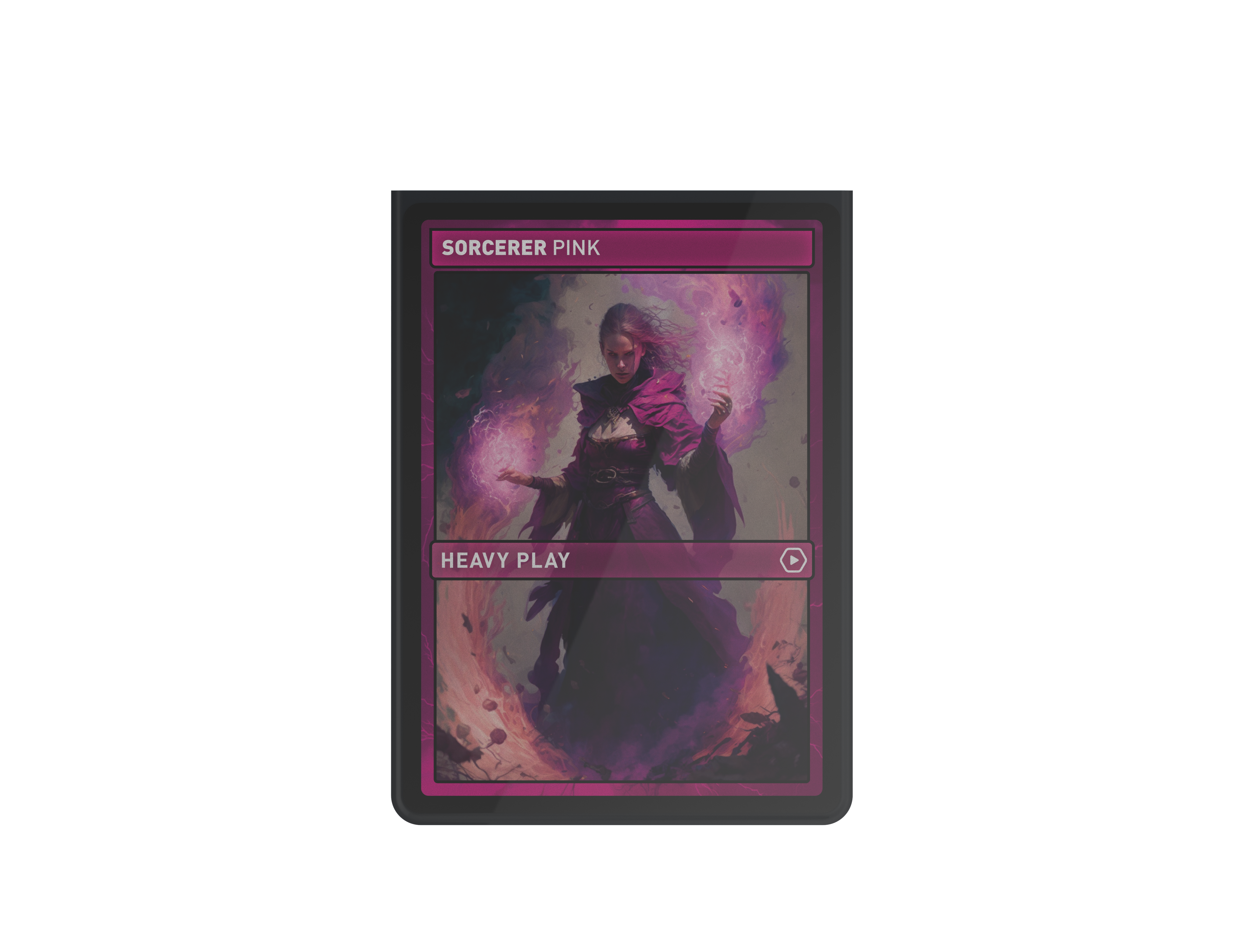 10-PACK OF CURV SLEEVES - STANDARD 100 - SORCERER PINK
