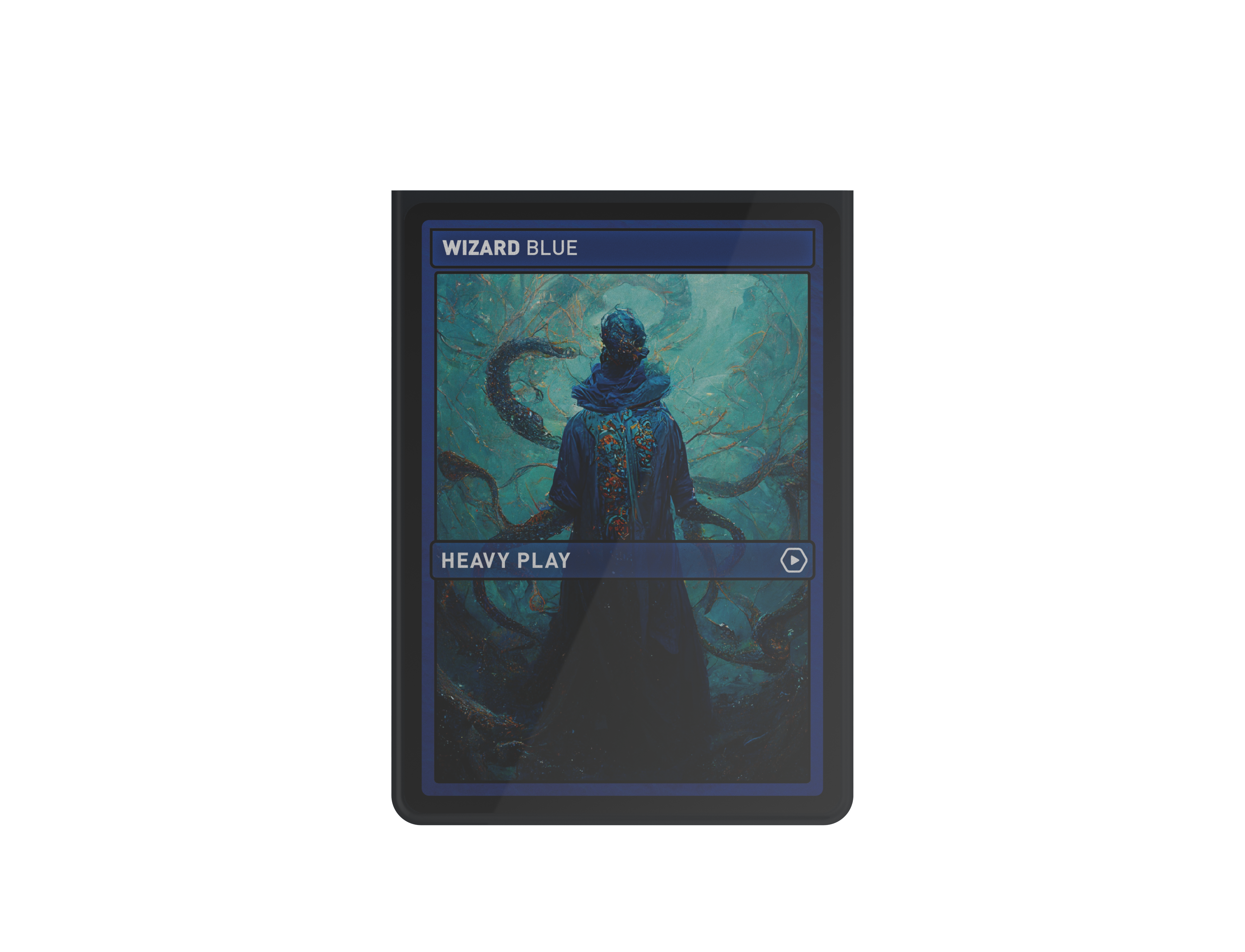 10-PACK OF CURV SLEEVES - STANDARD 100 - WIZARD BLUE