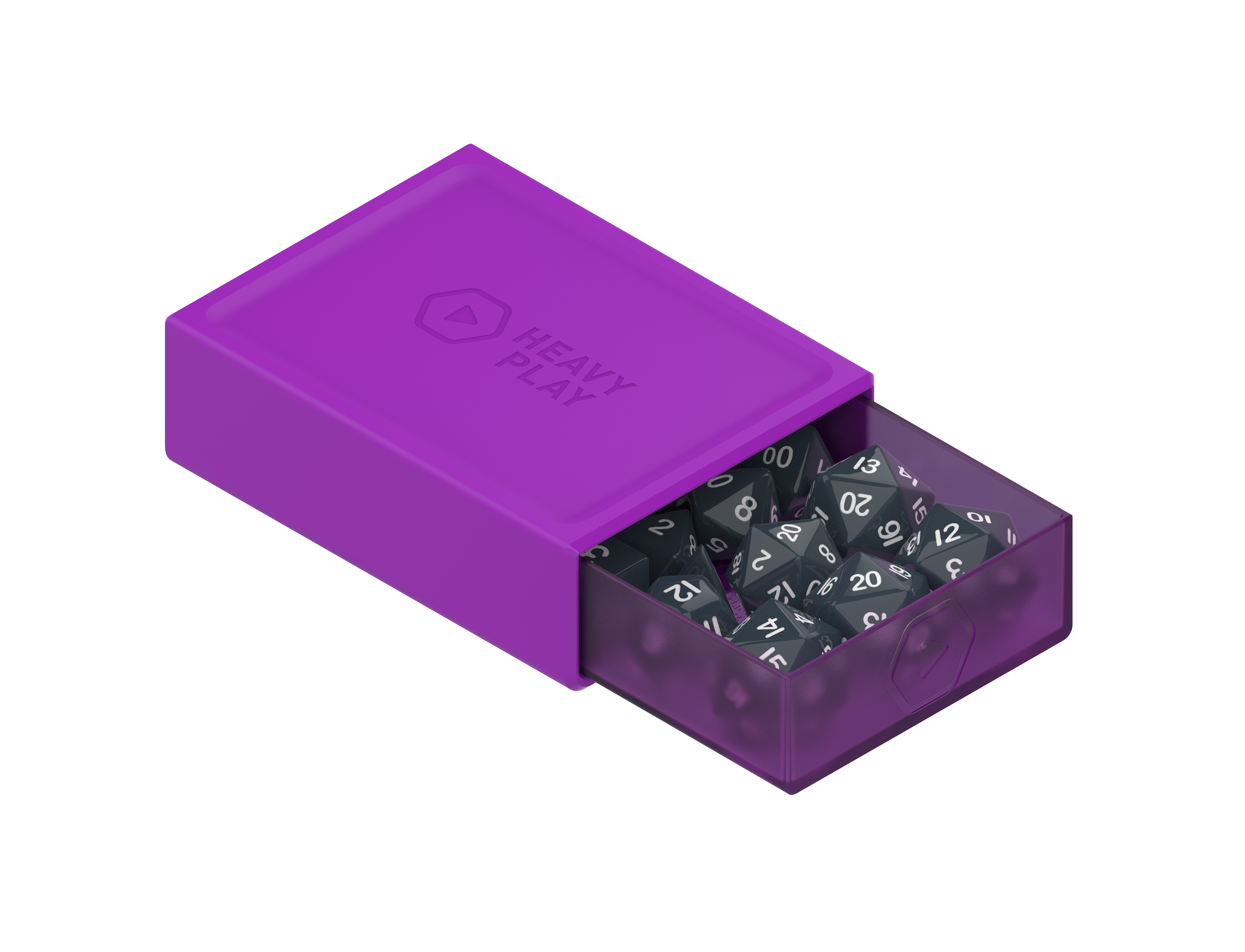 RNG DICEBOX - BARD PURPLE