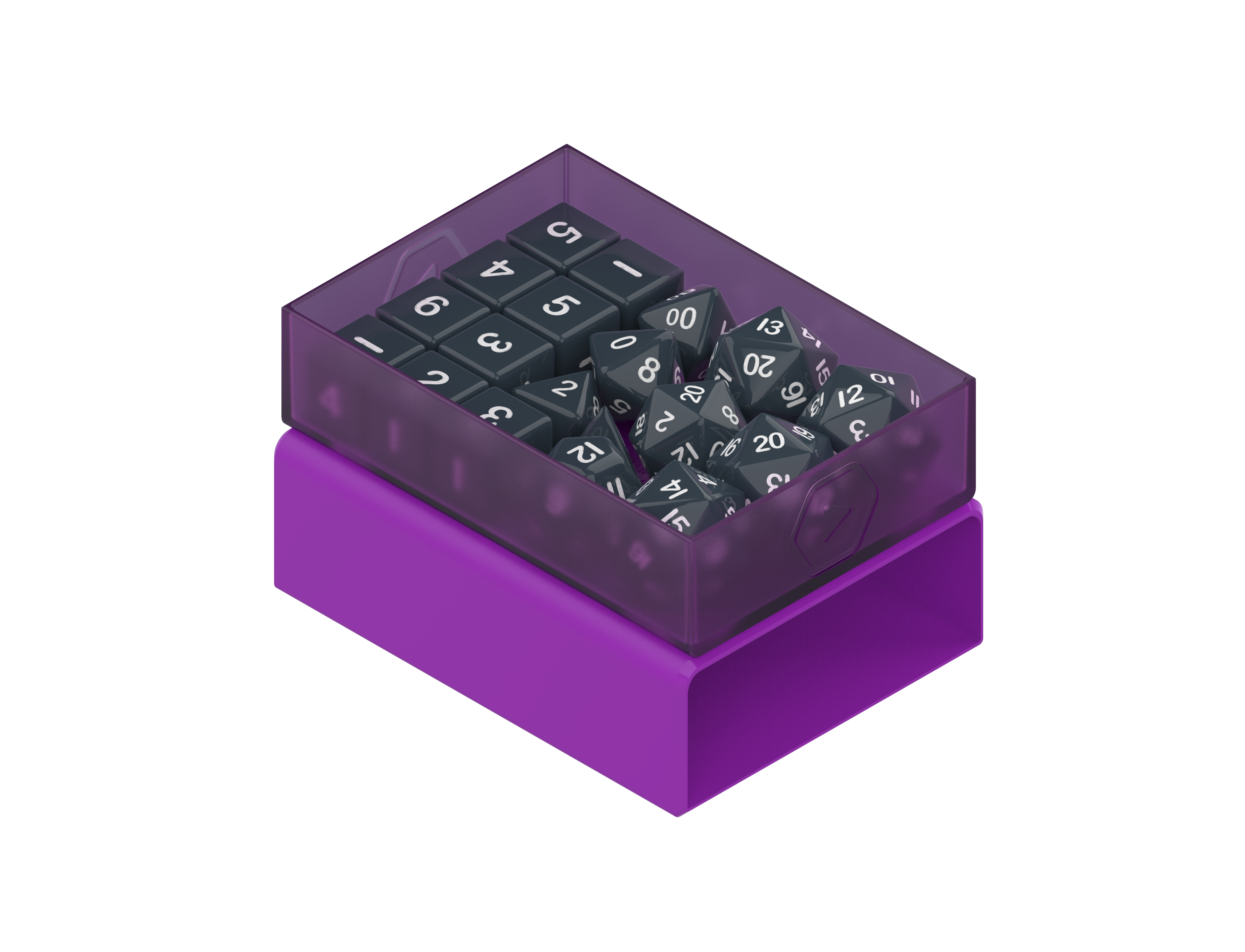 RNG DICEBOX - BARD PURPLE
