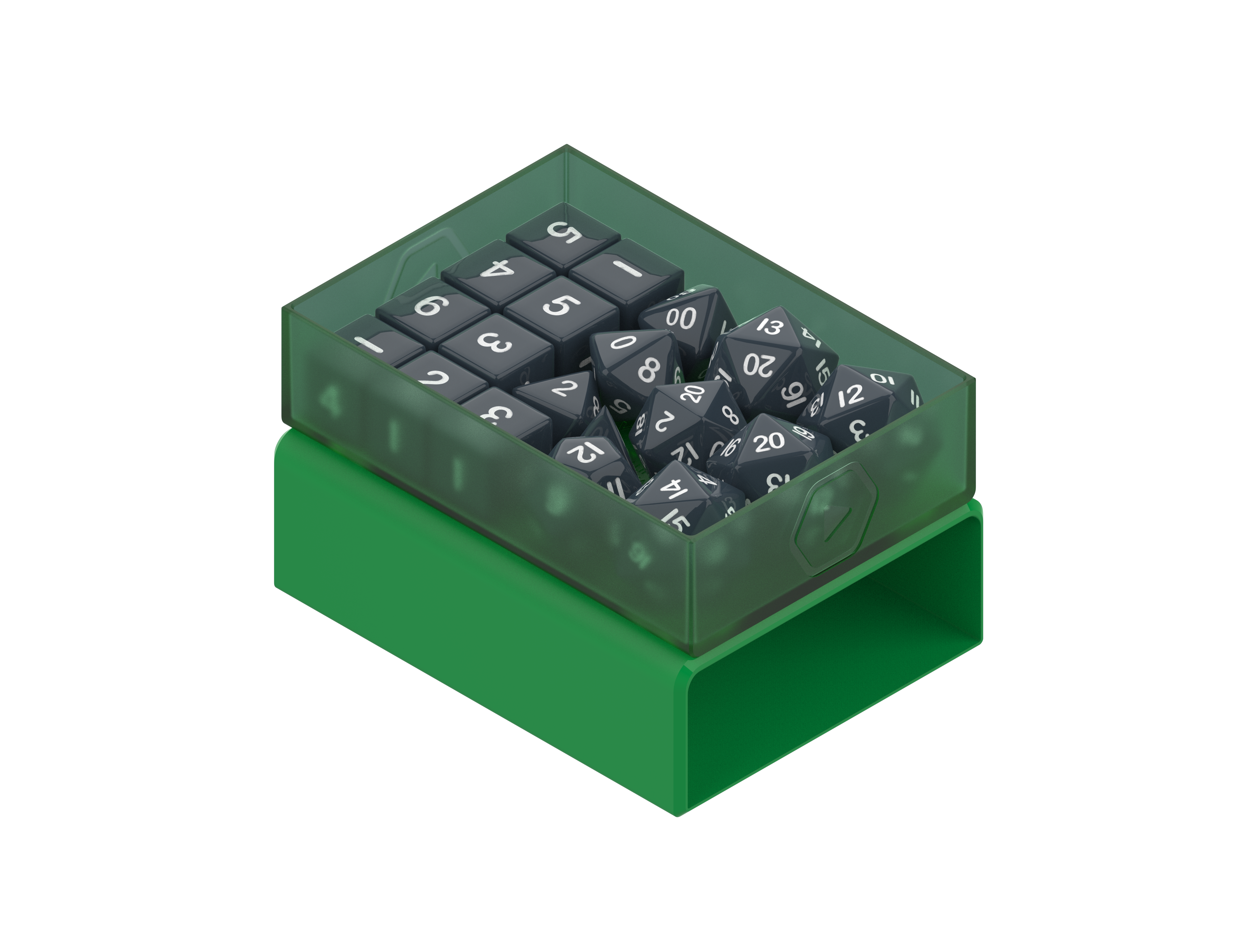 RNG DICEBOX - DRUID GREEN
