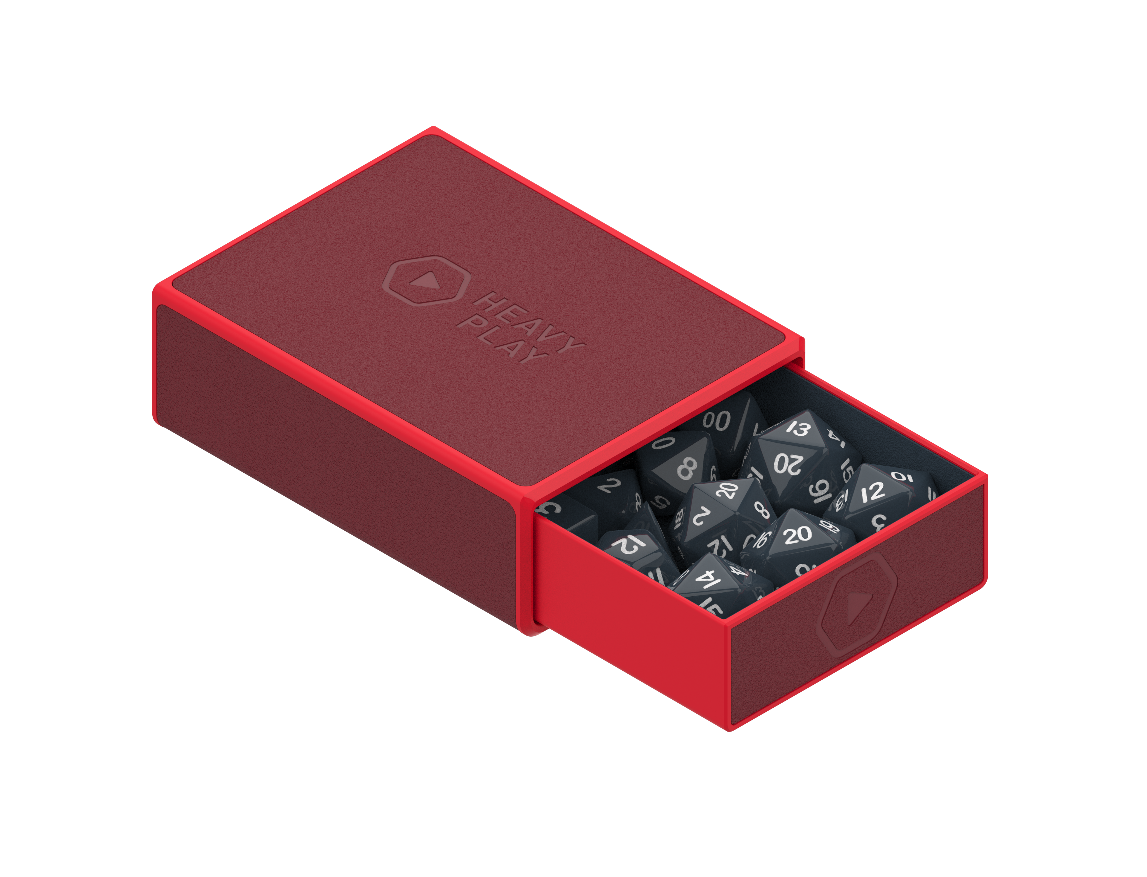 RNG DICEBOX MAX - BARBARIAN RED