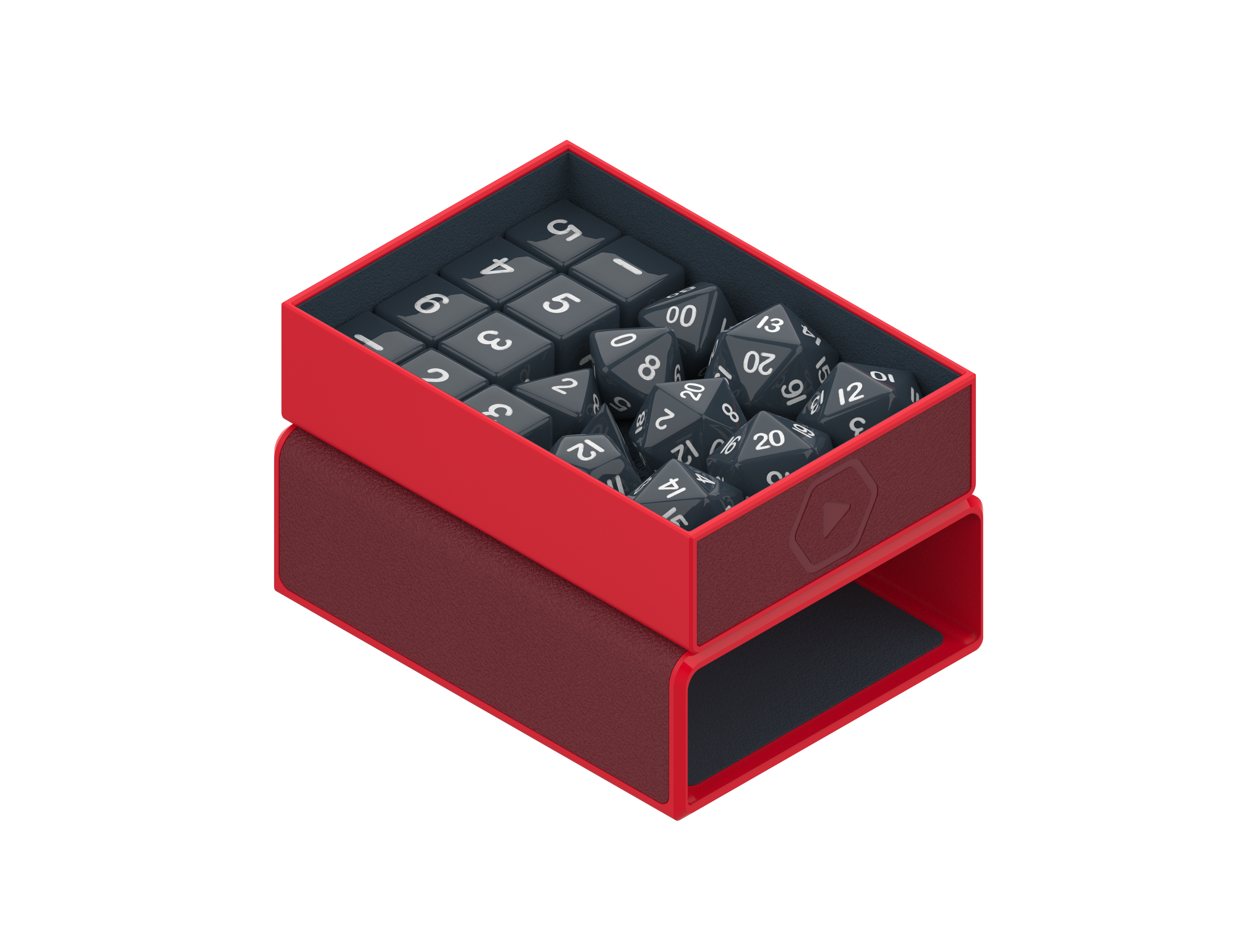 RNG DICEBOX MAX - BARBARIAN RED