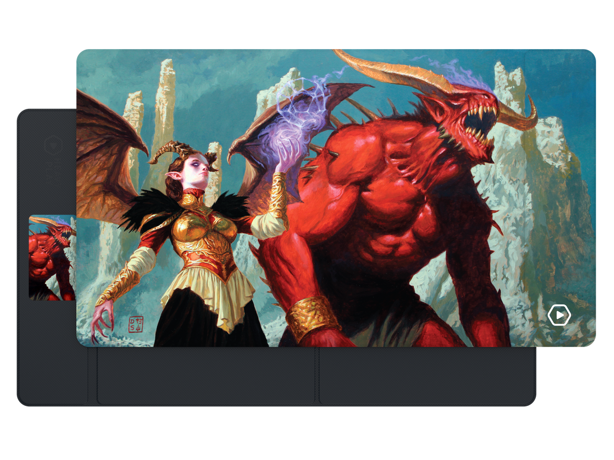 ETB PLAYMAT ART MASTERS - Demons by Dan Scott