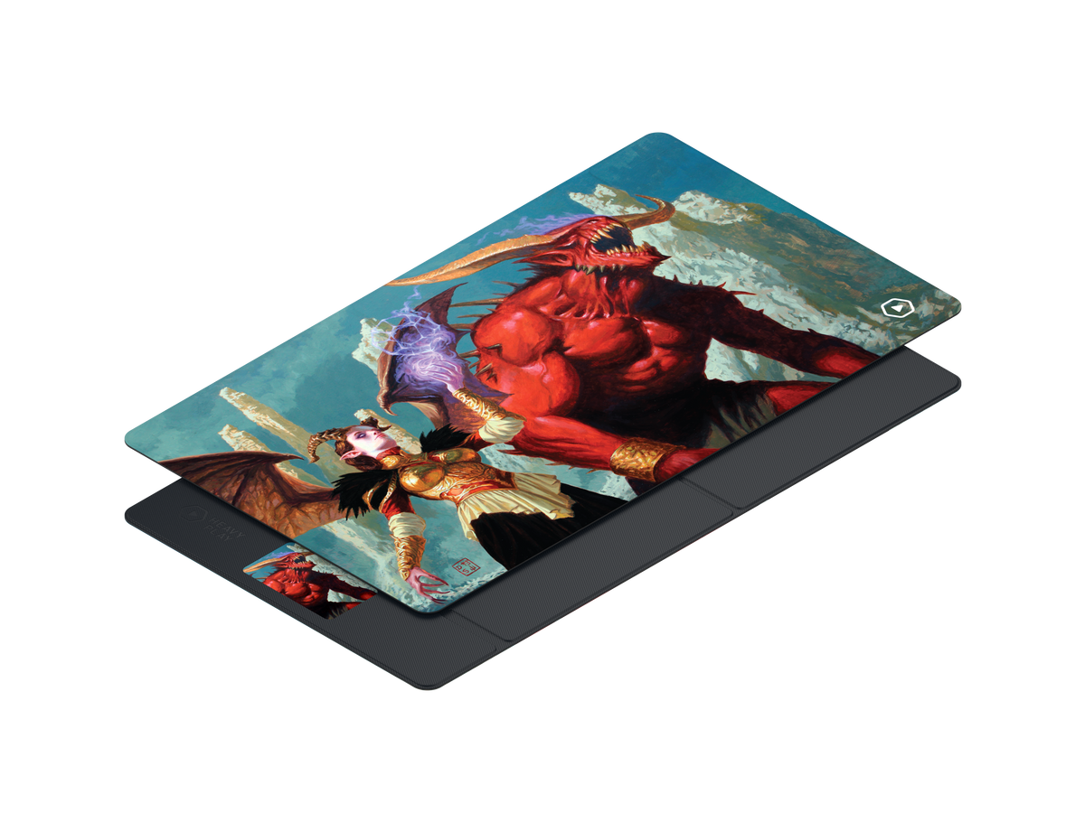 ETB PLAYMAT ART MASTERS - Demons by Dan Scott