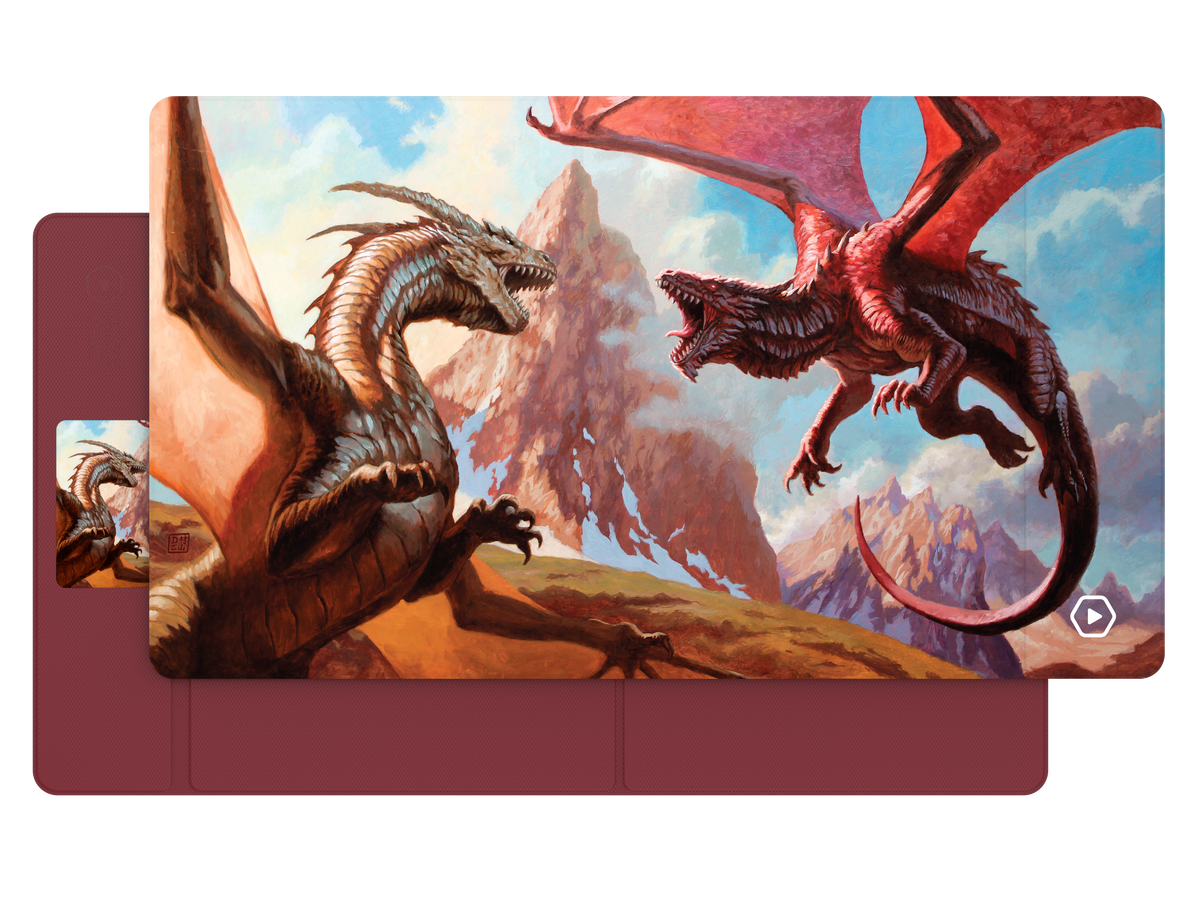 ETB PLAYMAT ART MASTERS - Dragons by Dan Scott