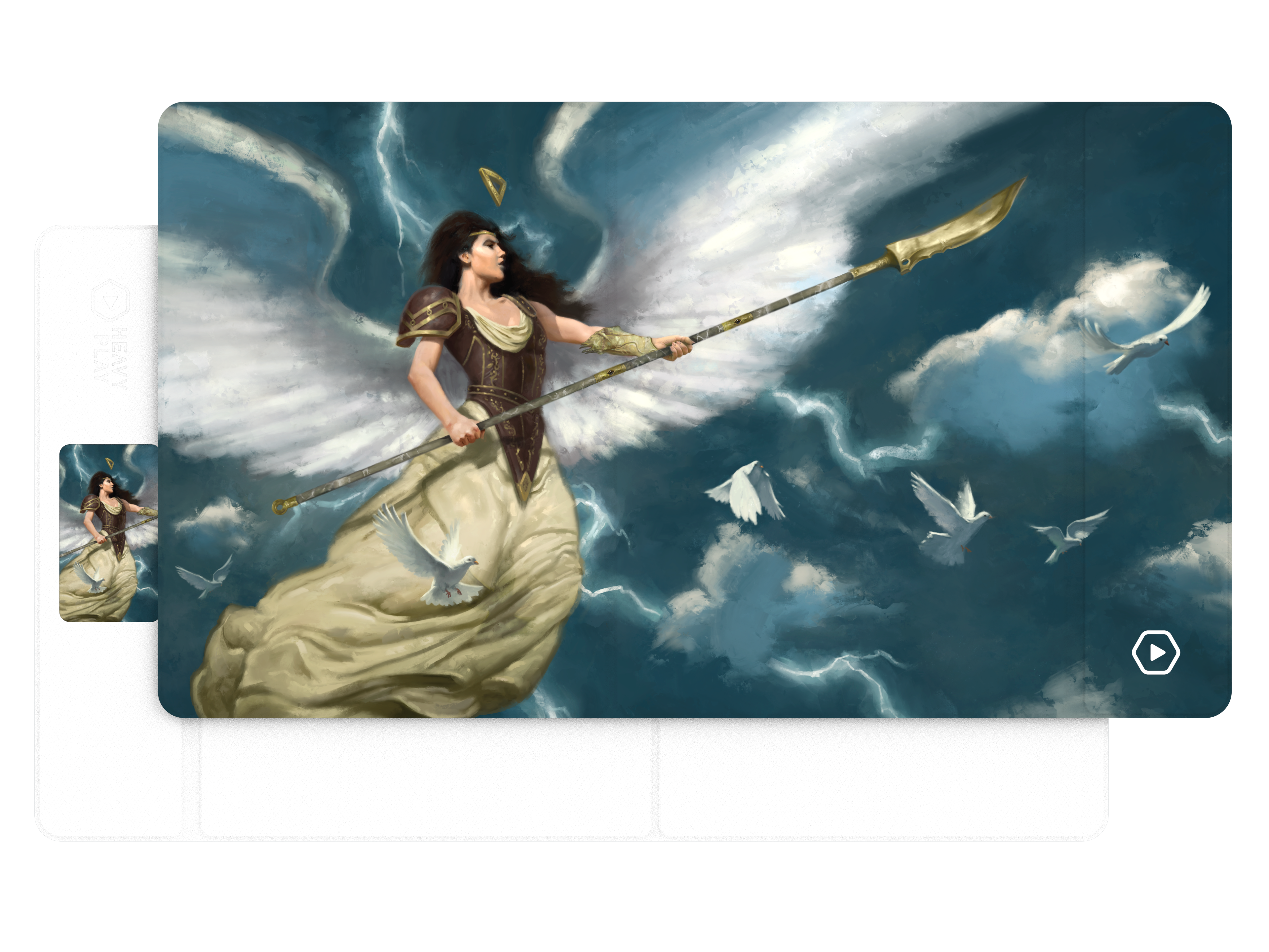 ETB PLAYMAT ART MASTERS - Angel by Jim Pavelec