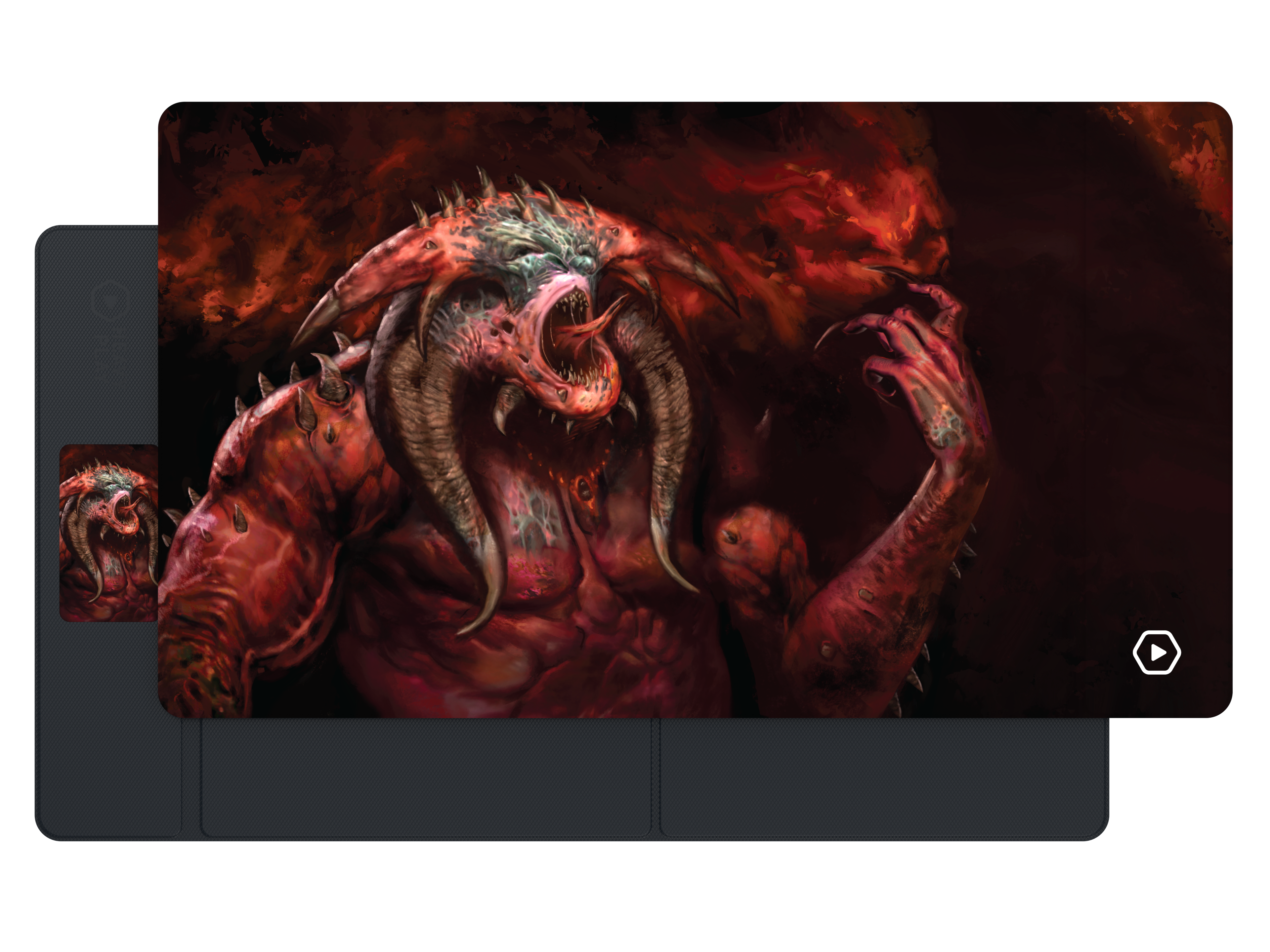 ETB PLAYMAT ART MASTERS - Demon by Jim Pavelec