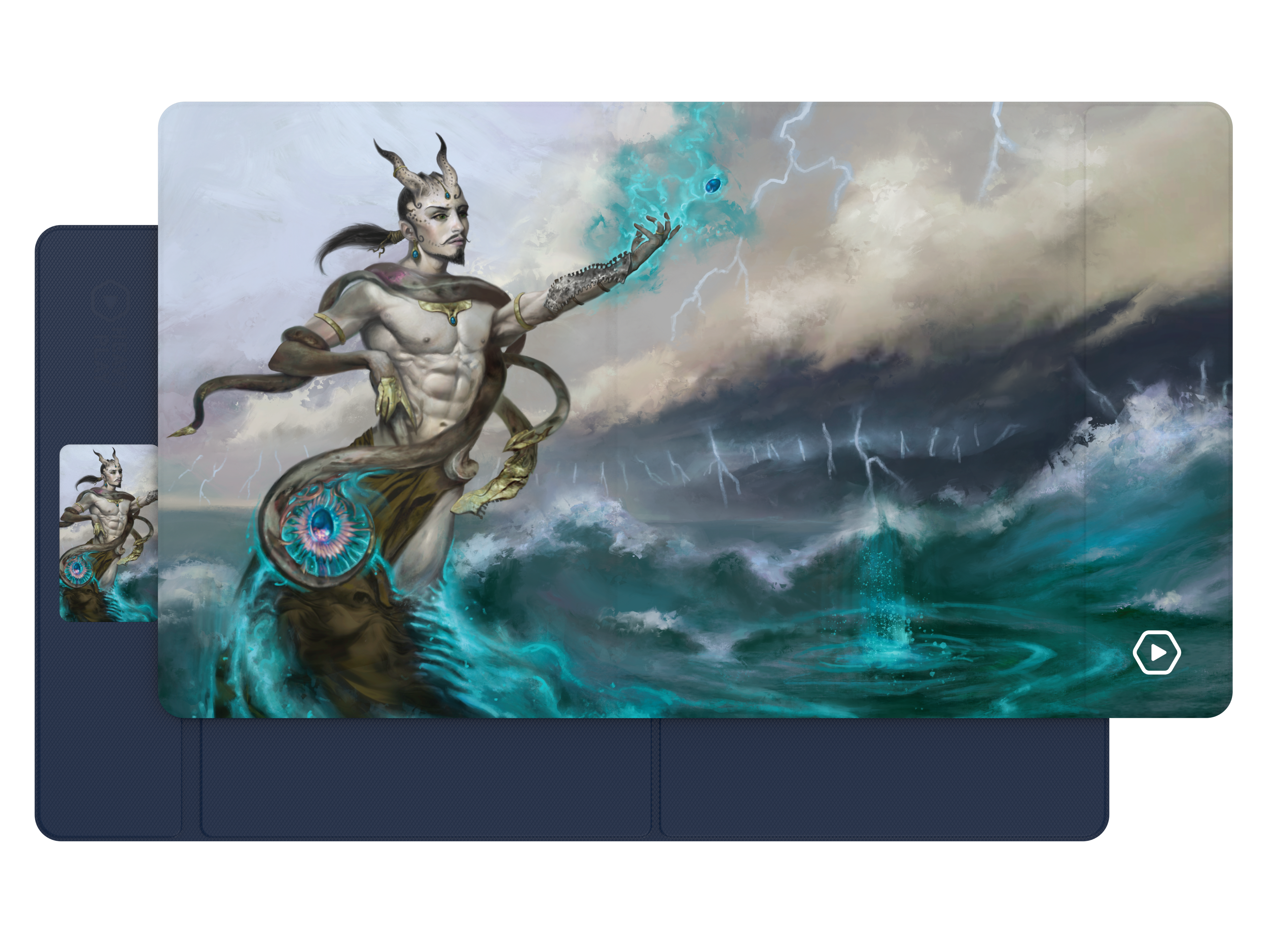 ETB PLAYMAT ART MASTERS - Djinn by Jim Pavelec
