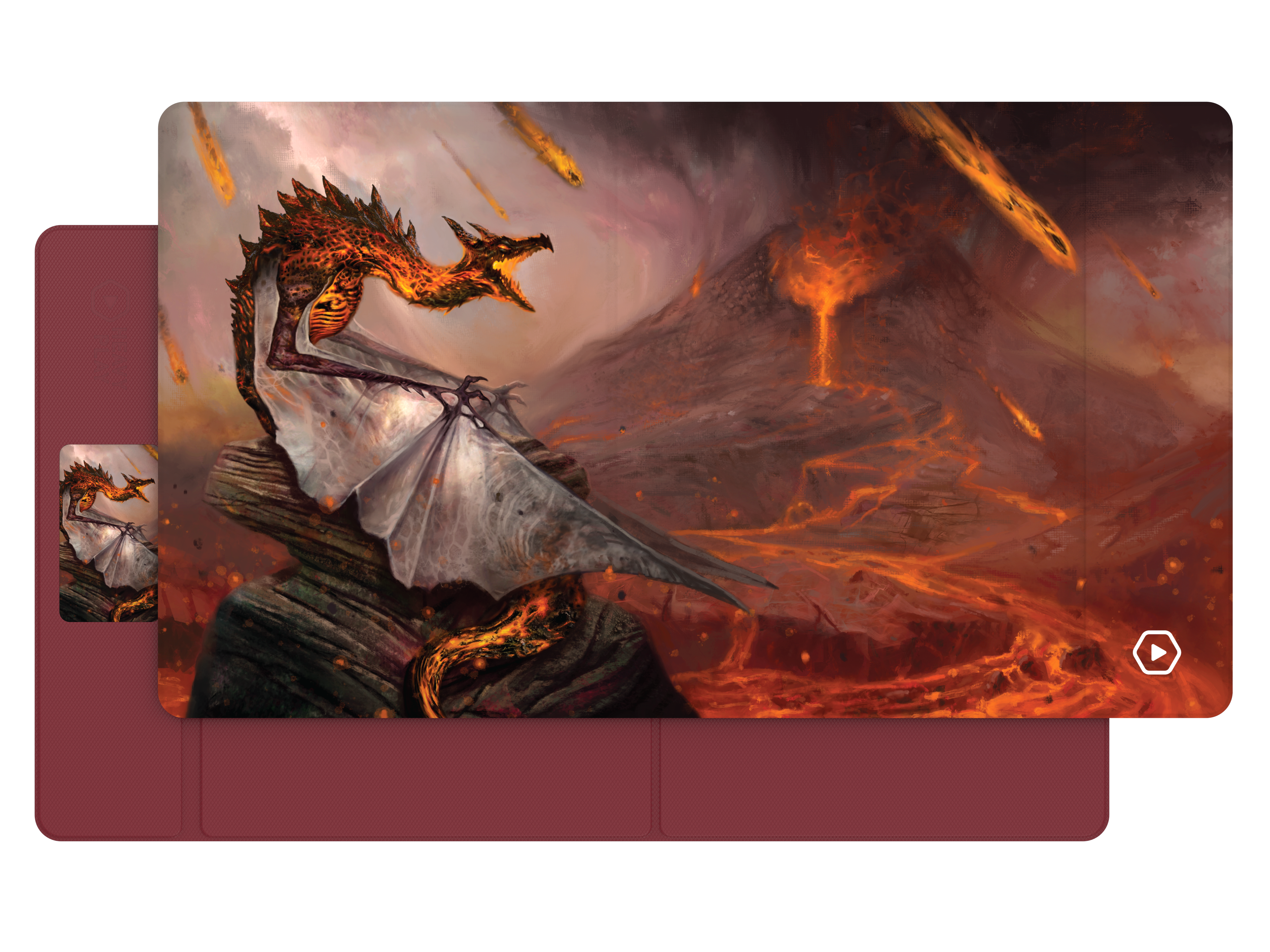 ETB PLAYMAT ART MASTERS - Dragon by Jim Pavelec