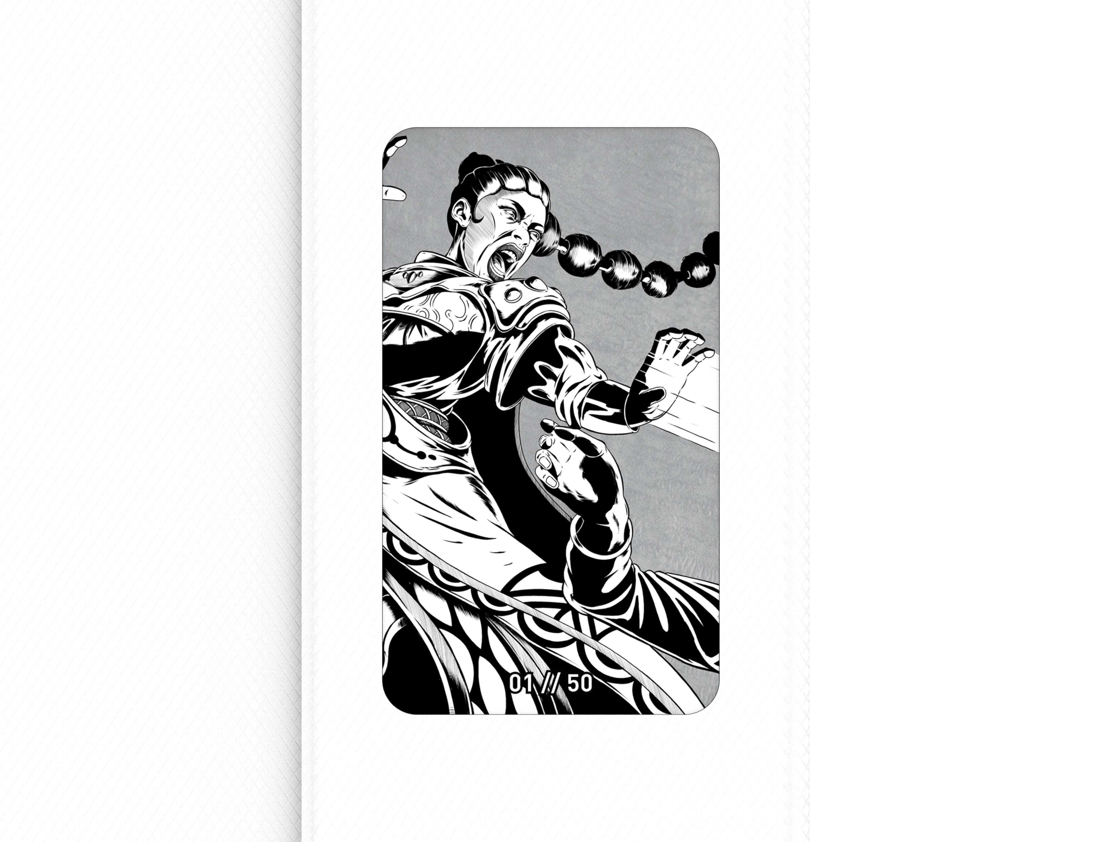 ETB PLAYMAT ART MASTERS - Silence by Phil Stone