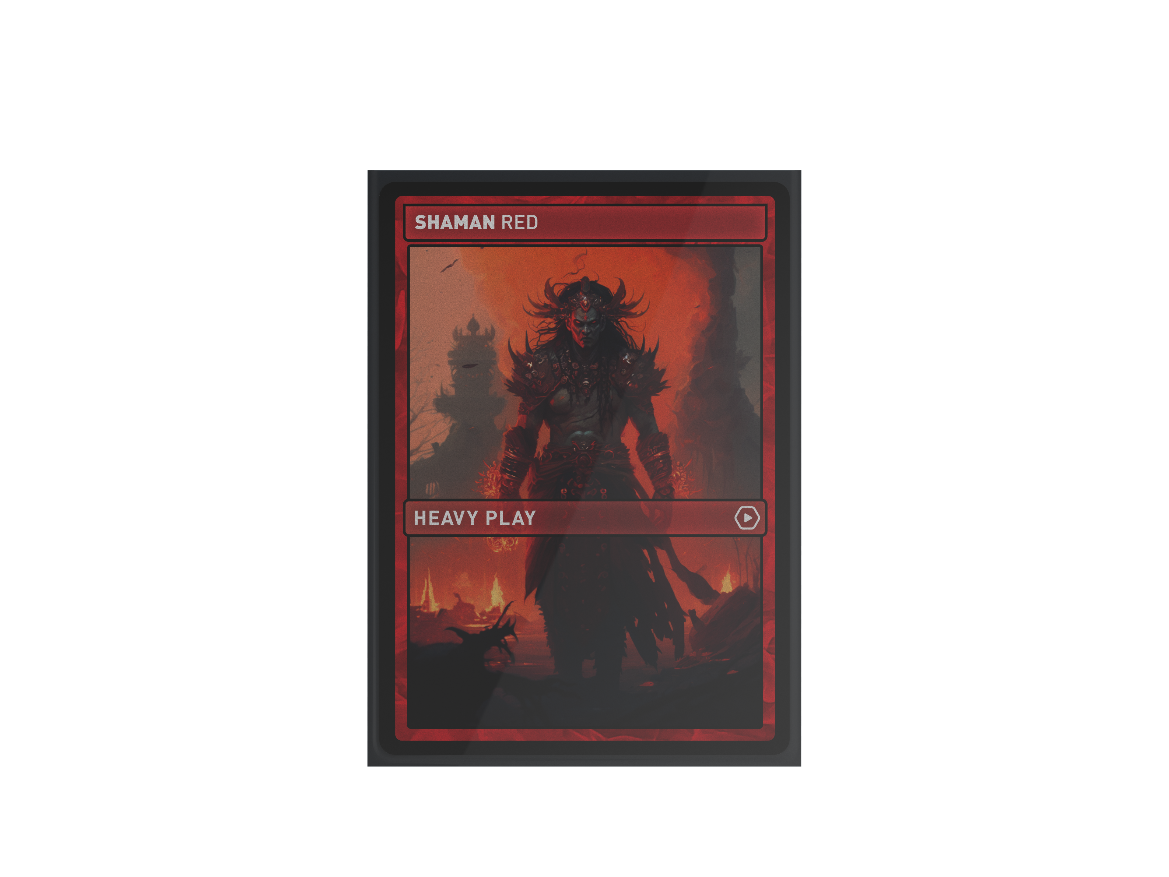 10-PACK OF SPIKE SLEEVES - STANDARD 100 - SHAMAN RED
